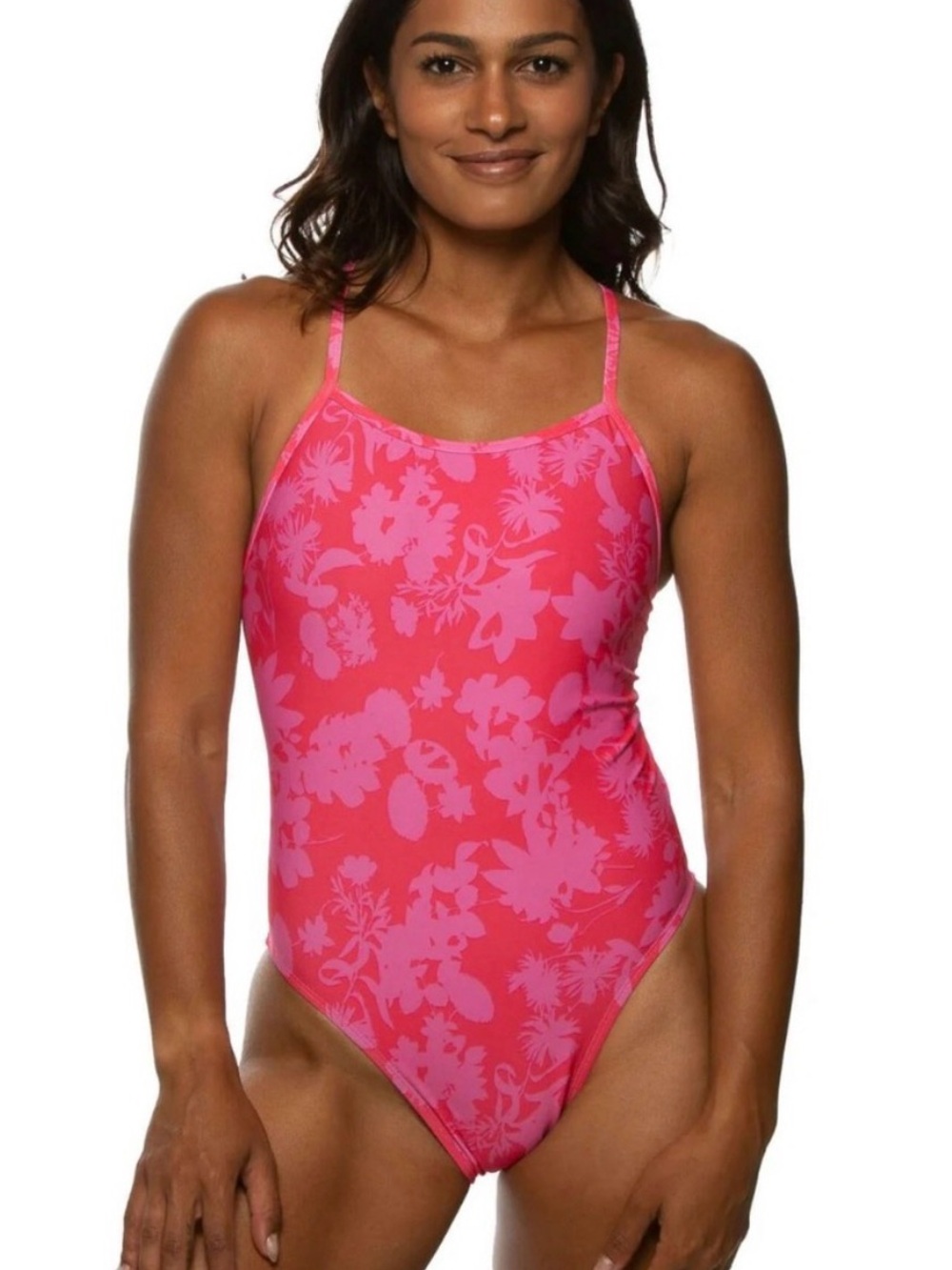 Jolyn Jackson One Piece Floral Swimsuit Size 32